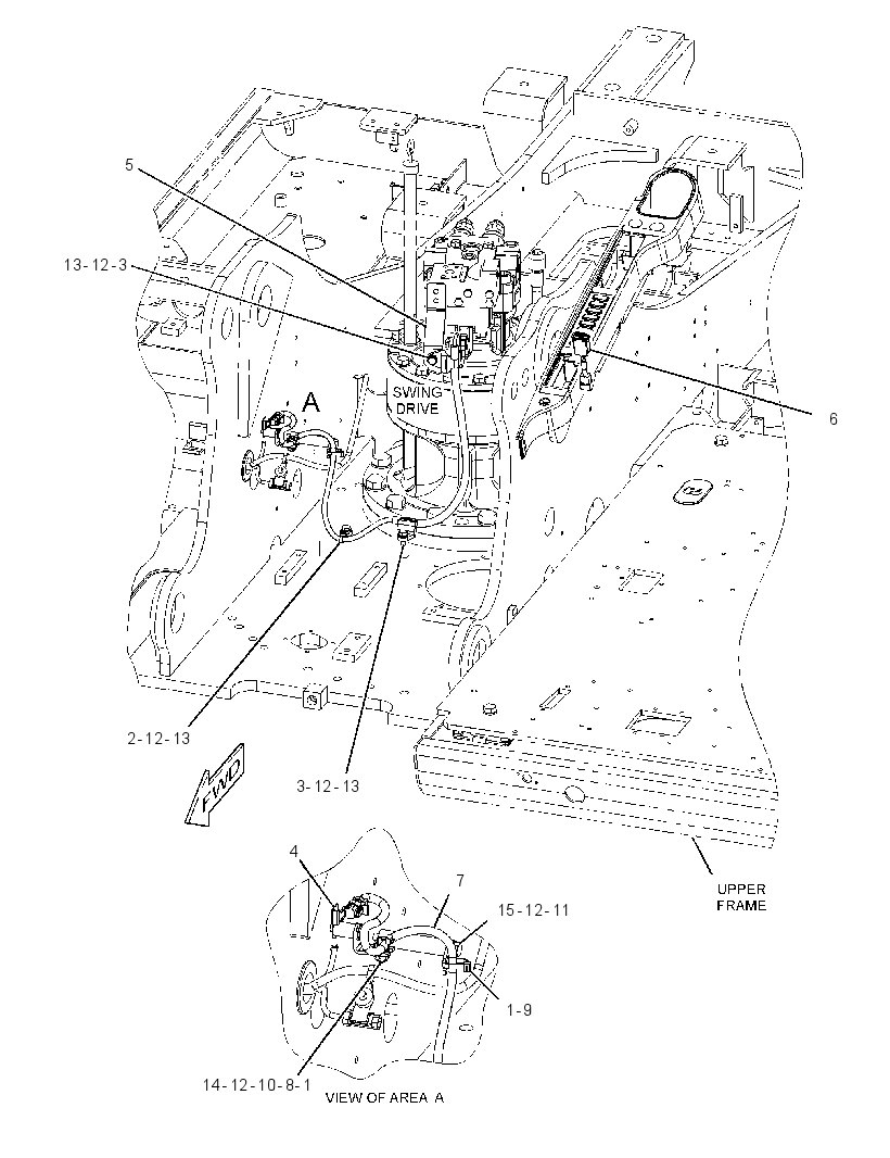WIRING GP-FINE SWING 2595174 CAT