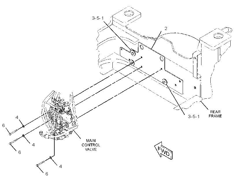 MOUNTING GP-CONTROL VALVE 2653923 CAT