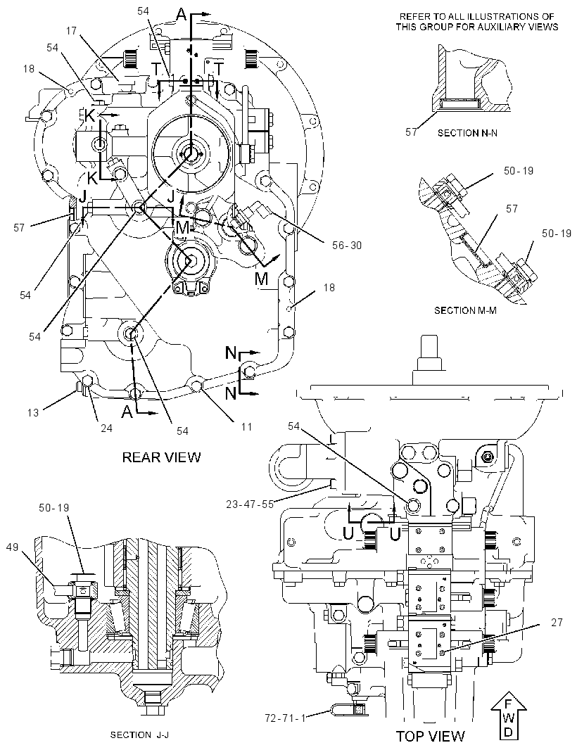 TRANSMISSION GP-POWER SHIFT 2949819 CAT