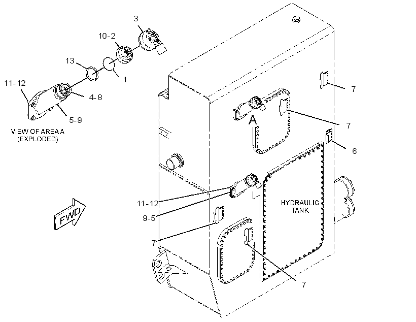 GUARD GP-HYDRAULIC TANK 1491200 CAT