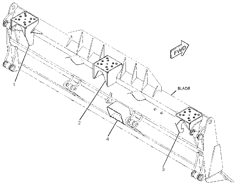 MOUNTING GP-MAST 2454133 CAT