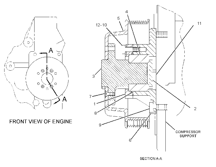 PULLEY GP-FAN 2951148 CAT