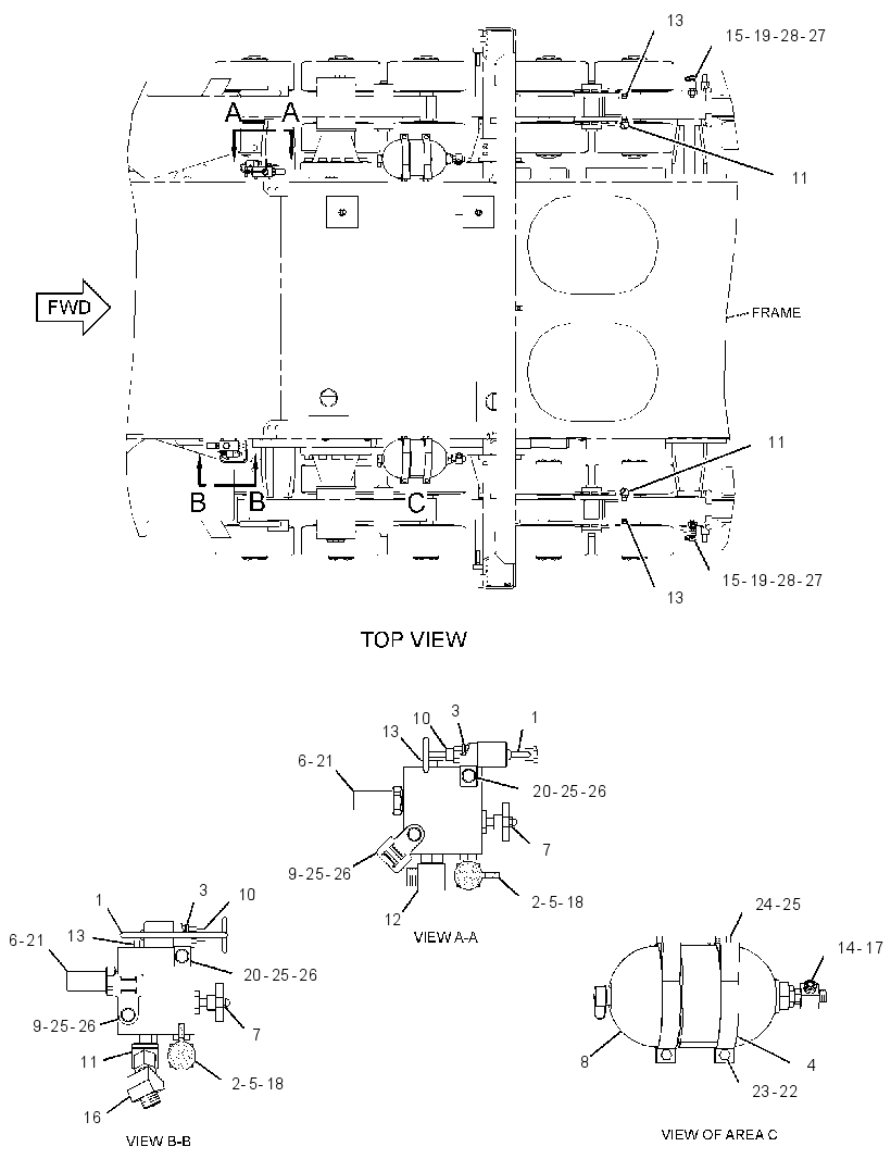 VALVE & MTG GP-TRACK TENSIONER 2707221 CAT