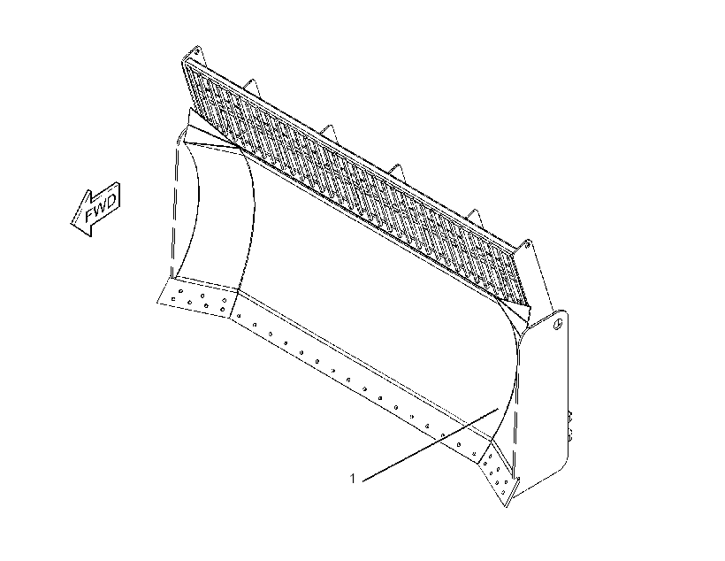 BLADE AS-SEMI-UNIVERSAL 2858833 CAT
