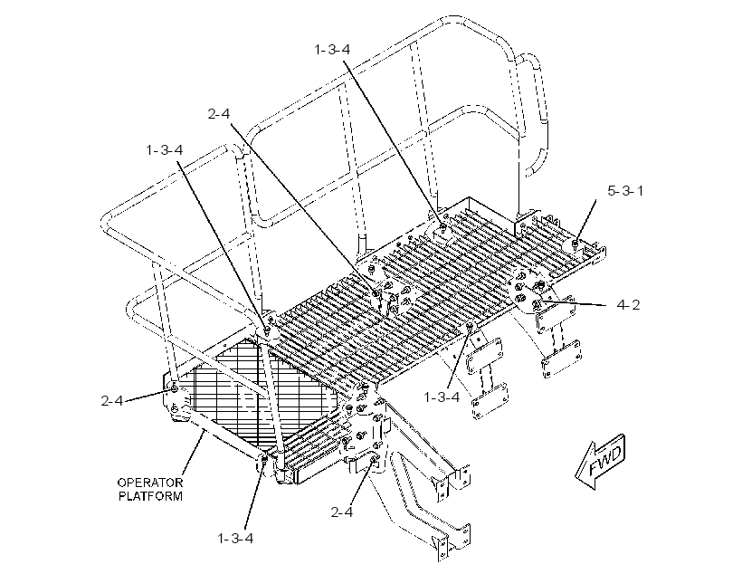 FASTENER GP-PLATFORM 2795619 CAT