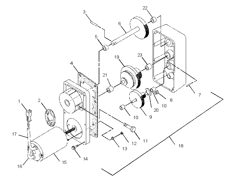 MOTOR GP-POWER ADJUSTER 2772005 CAT