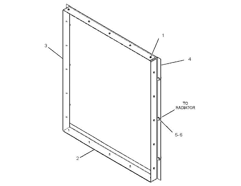 FLANGE GP-RADIATOR 2991577 CAT