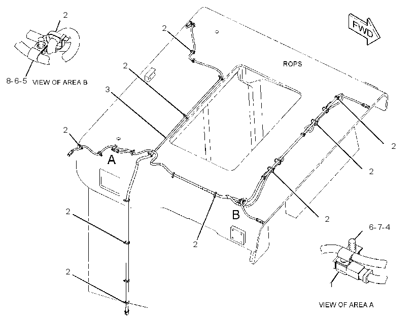 WIRING GP-ROPS 2891479 CAT