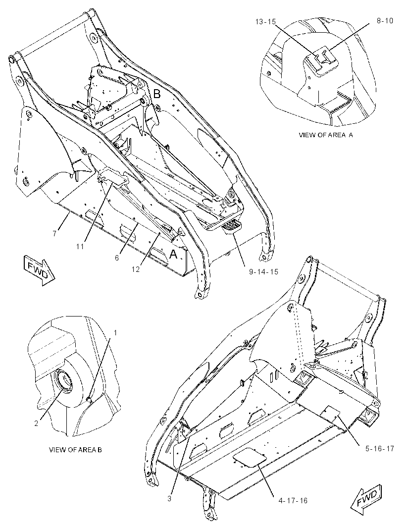 FRAME & MTG GP-MACHINE 2583775 CAT