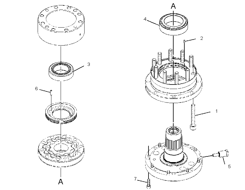ROTATOR GP-HYDRAULIC 2529012 CAT