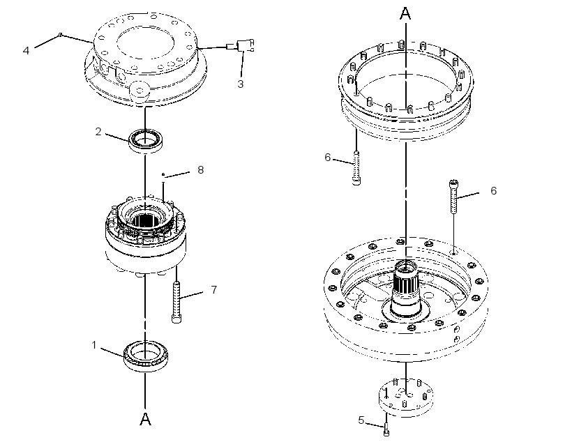 ROTATOR GP-HYDRAULIC 2460458 CAT