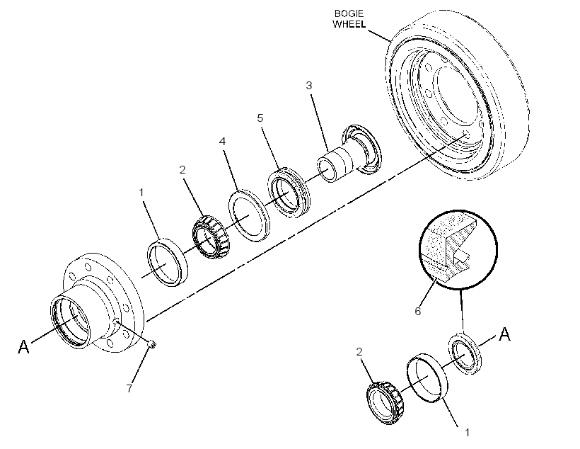 AXLE GP-BOGIE 2953211 CAT