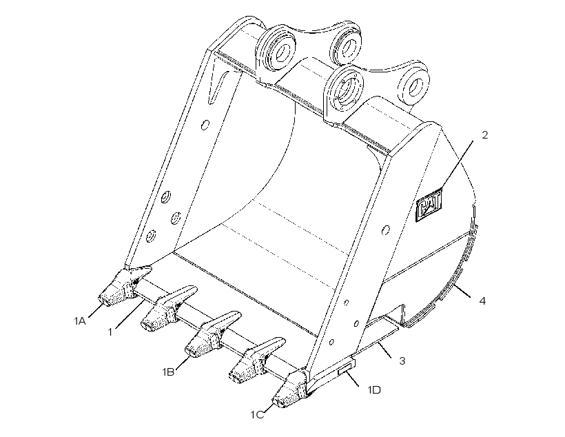 BUCKET AS-SPECIAL EXCAVATION 2392569 CAT