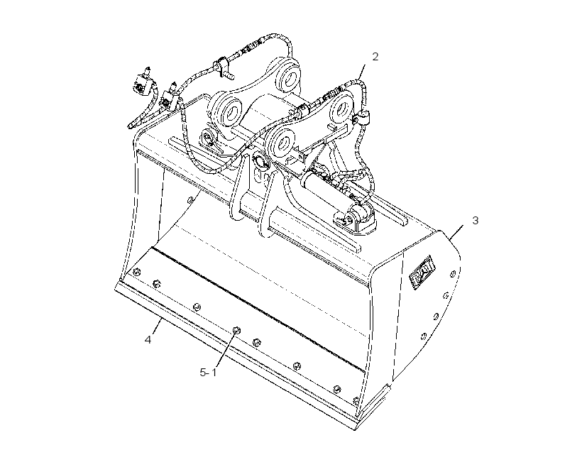 BUCKET GP-DITCH CLEANING 2452031 CAT