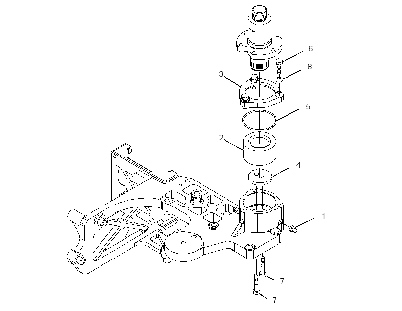 BRACKET AS 2062065 CAT