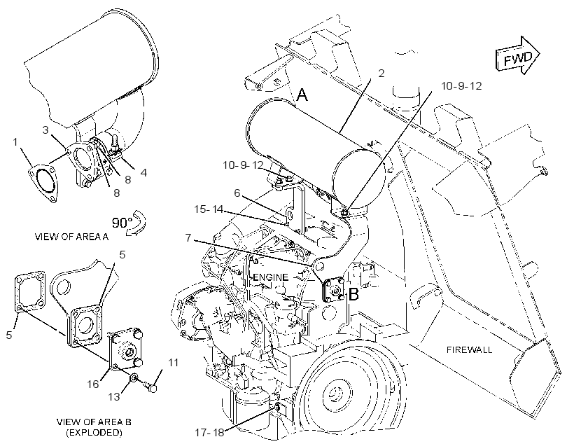 MUFFLER & MOUNTING GP 2287679 CAT
