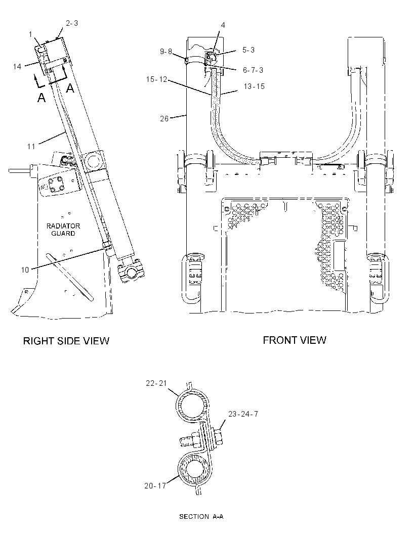 CYLINDER & LINES GP-LIFT 5Q8124 CAT