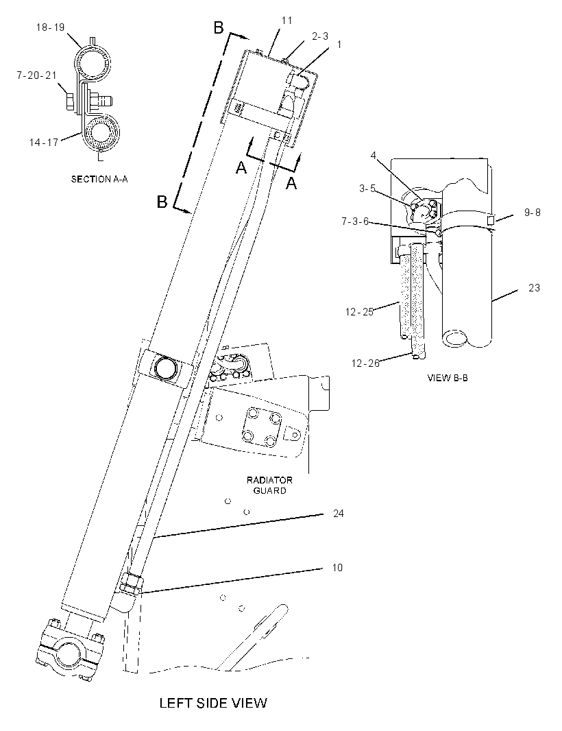 CYLINDER & LINES GP-LIFT 5Q8125 CAT
