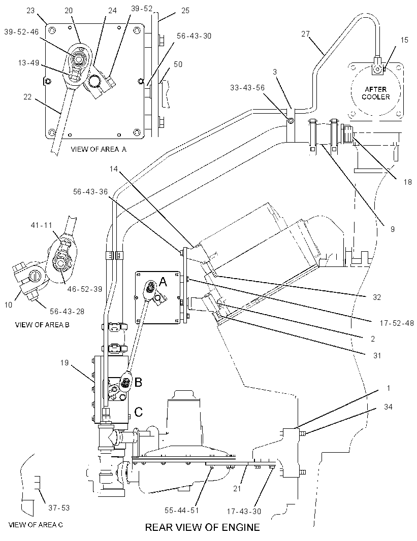 Регулятор давления газа 3083812 CAT