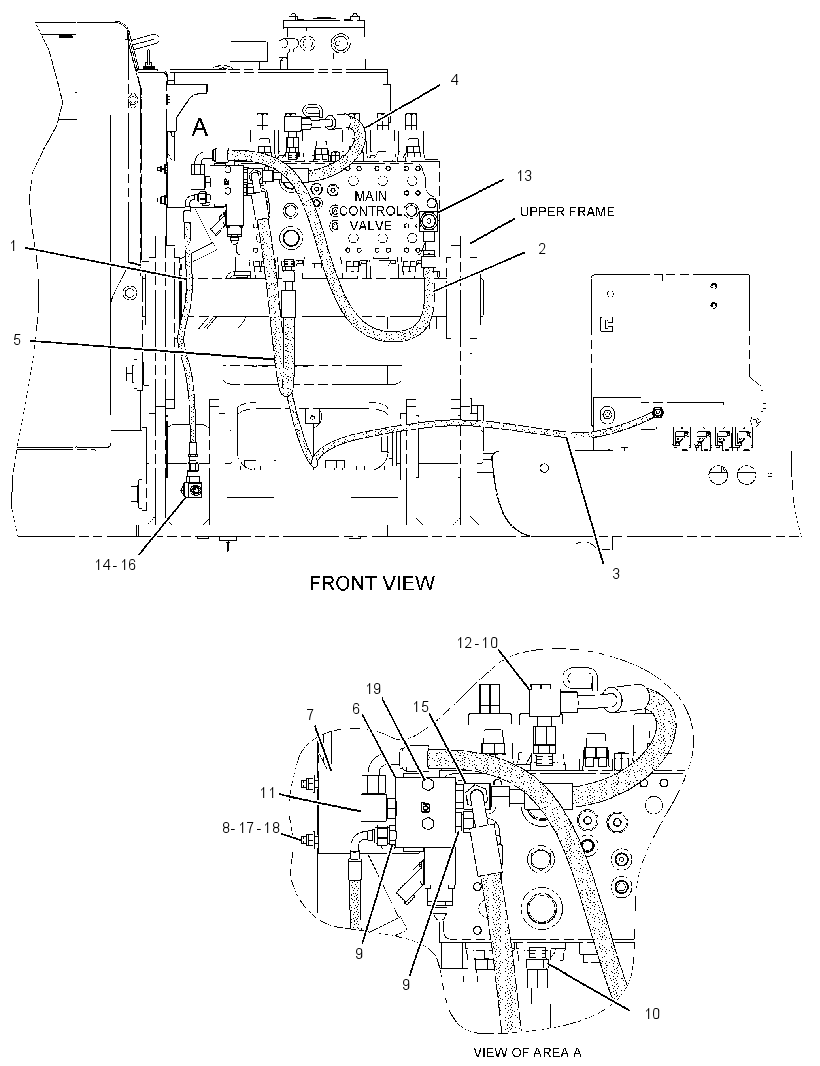 VALVE & LINES GP-TRAVEL CONT 2832167 CAT