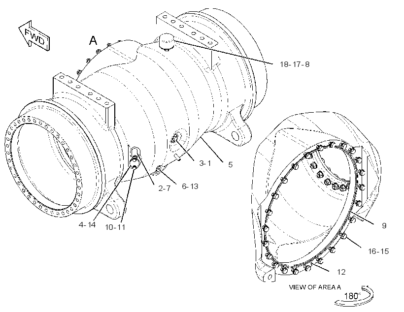 HOUSING GP-REAR AXLE 2719318 CAT