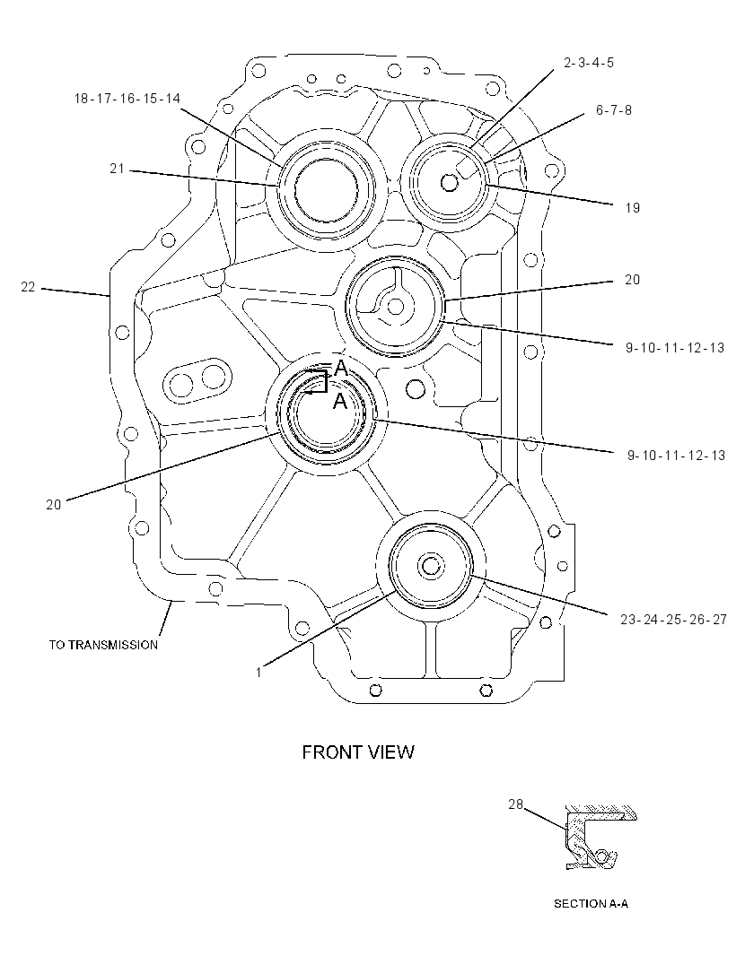 CASE AS-TRANSMISSION 2750470 CAT