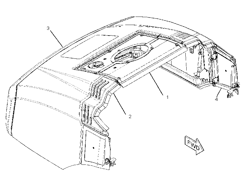 ENCLOSURE AR-HOOD 2996064 CAT