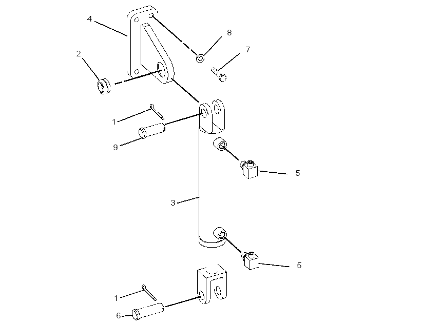 CYLINDER & MTG GP-TOW POINT 2496636 CAT