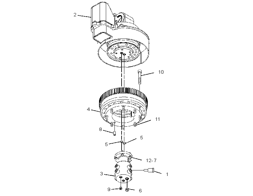 ROTATOR & MTG GP-HYDRAULIC 2947164 CAT