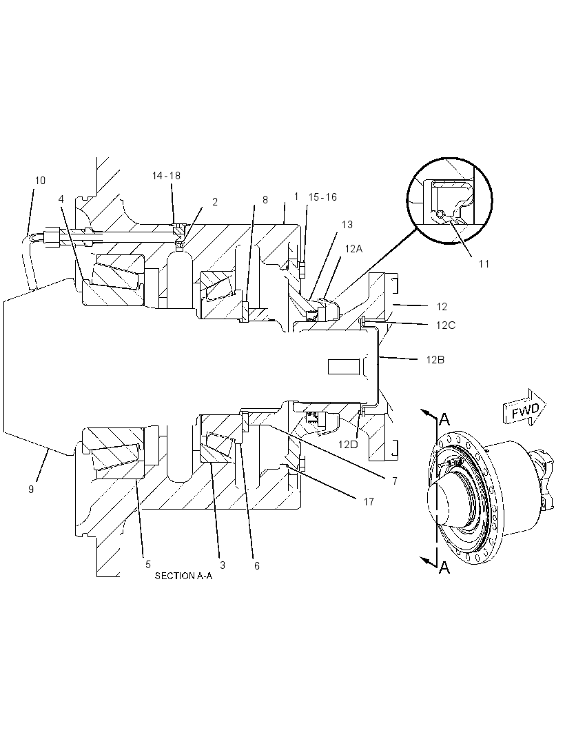 PINION GP-DIFFERENTIAL 2442508 CAT
