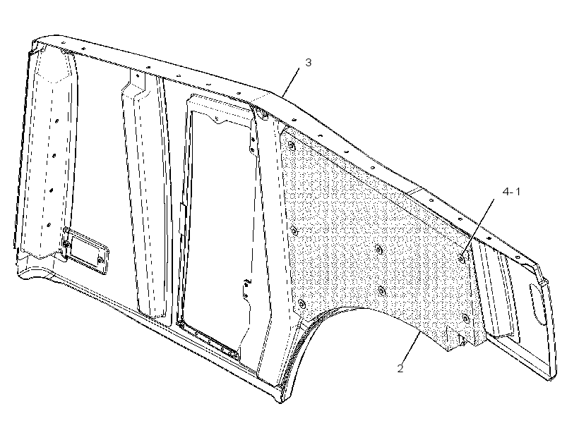 Панель боковая 2505593 CAT