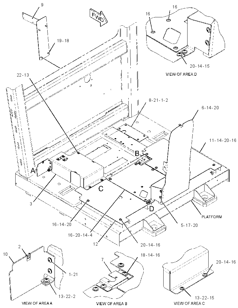 COVER GP-PLATFORM 2667015 CAT
