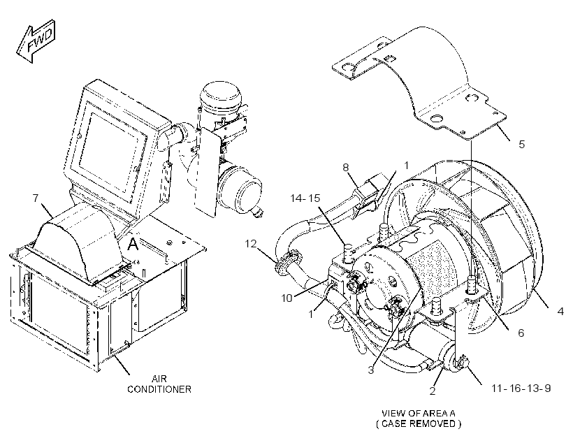 BLOWER GP-CAB 2656603 CAT
