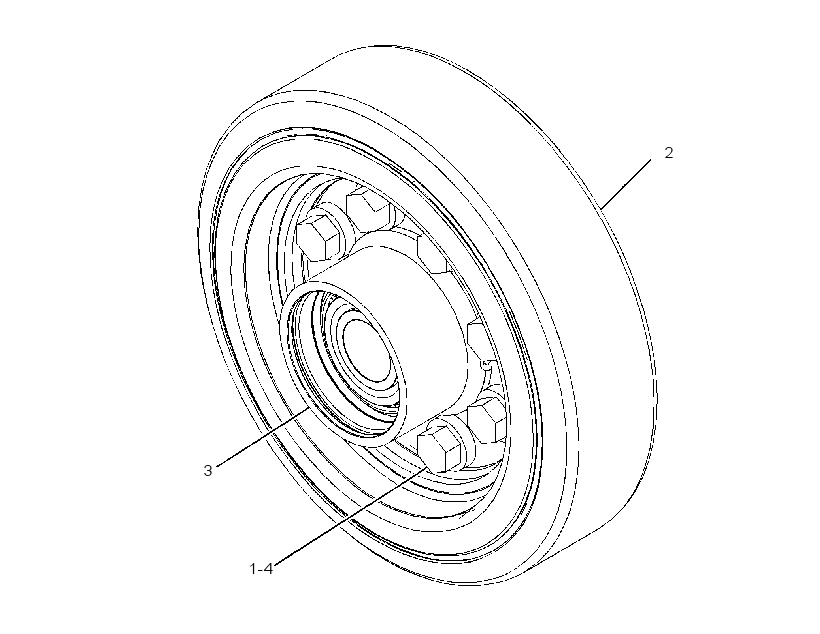 WHEEL GP-BOGIE 2953210 CAT