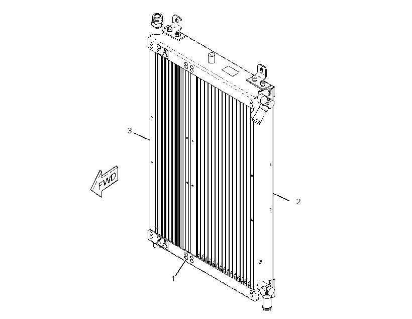 COOLER GP-HYD & XMSN OIL 2932239 CAT