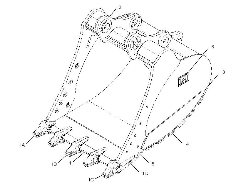 BUCKET AS-HEAVY DUTY POWER 3029040 CAT