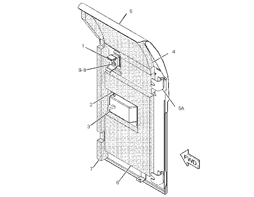 Дверь смотровая 1848621 CAT