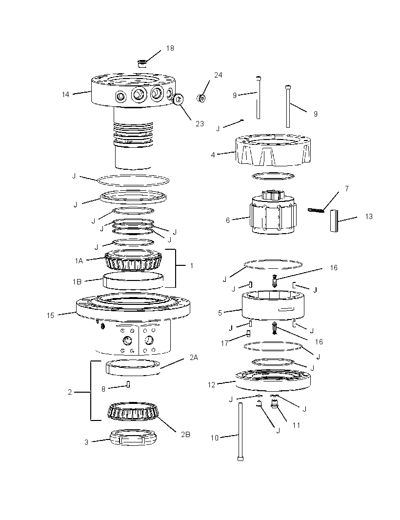 ROTATOR GP-HYDRAULIC 2104629 CAT