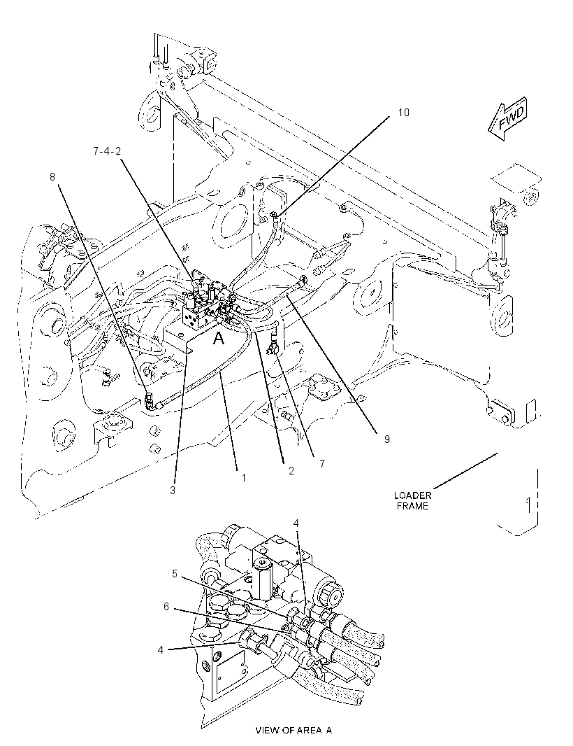 MANIFOLD & LINES GP-STEERING 2985956 CAT