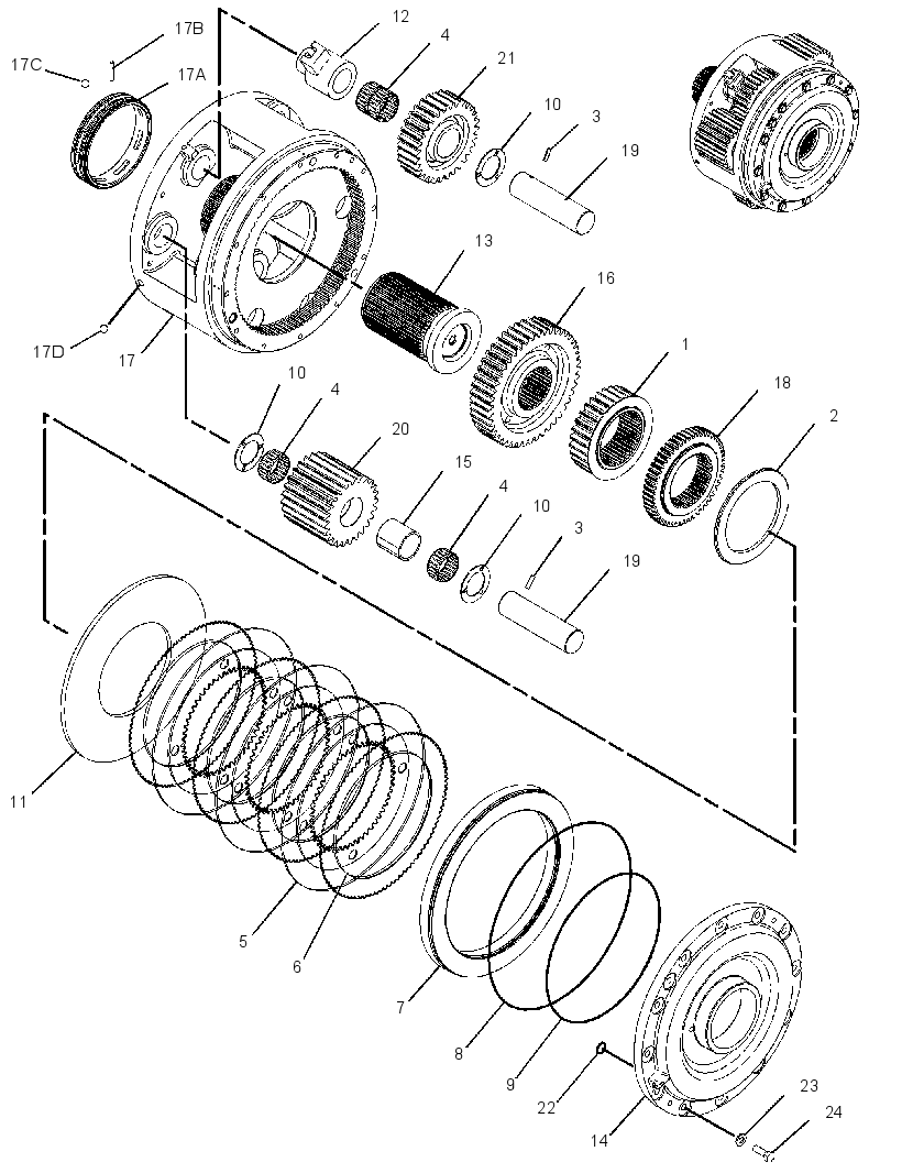 PLANETARY GP-TRANSFER GEAR 1489450 CAT