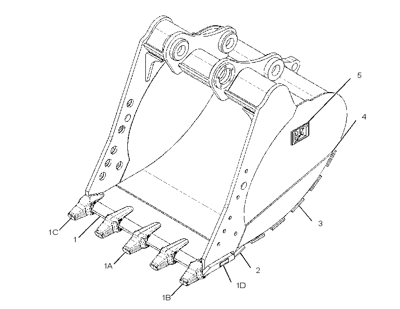 BUCKET AS-HEAVY DUTY POWER 2397575 CAT
