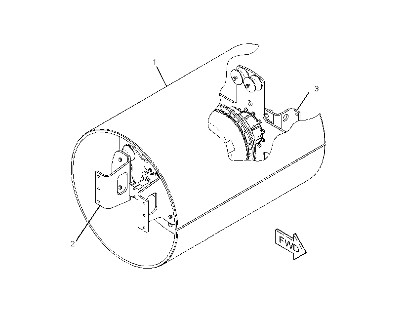 DRUM GP-DRIVE & VIBRATORY 2873202 CAT