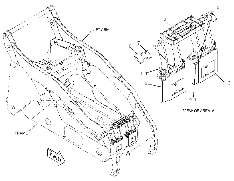 MOUNTING GP-BACKHOE 2583639 CAT