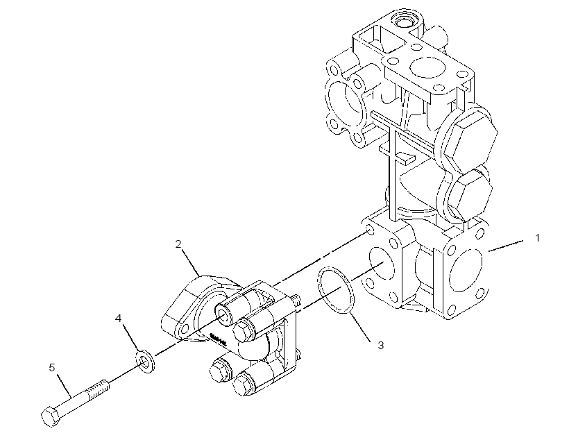 Клапан обратный 2970503 CAT
