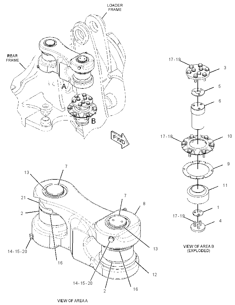 HITCH GP-OSCILLATING 2924855 CAT