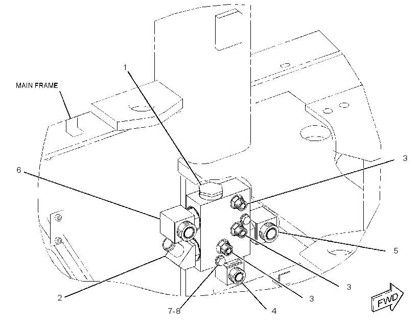 VALVE & MTG GP-BYPASS 2600350 CAT