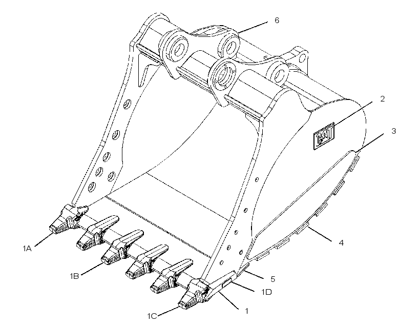 BUCKET AS-HEAVY DUTY POWER 2692626 CAT