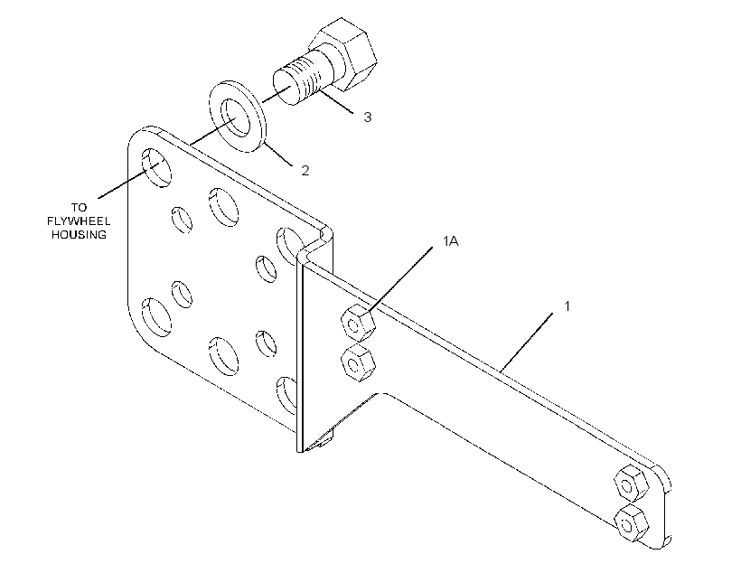 MOUNTING GP-BRACKET 3080485 CAT