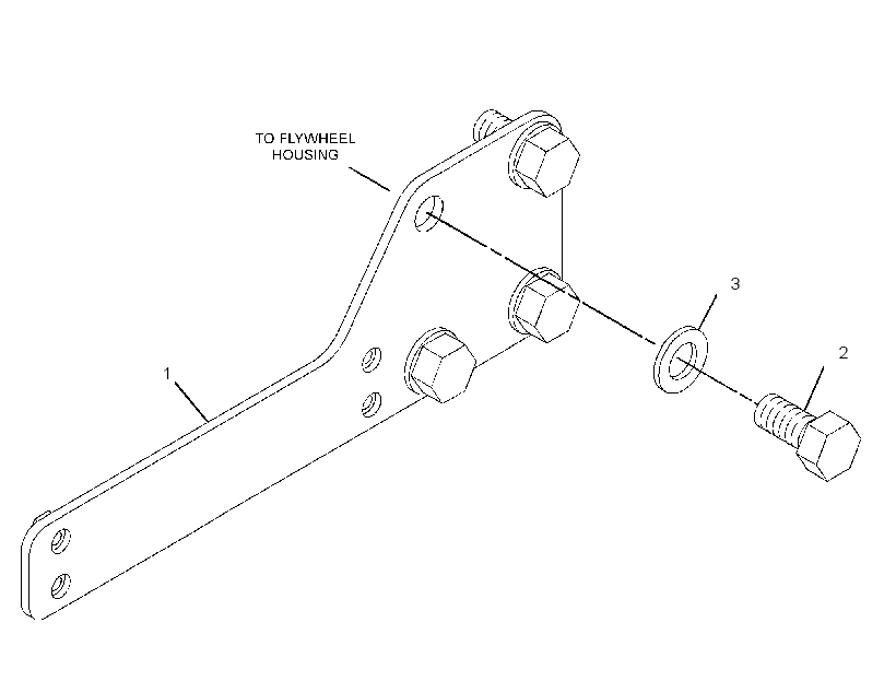 MOUNTING GP-BRACKET 3096519 CAT