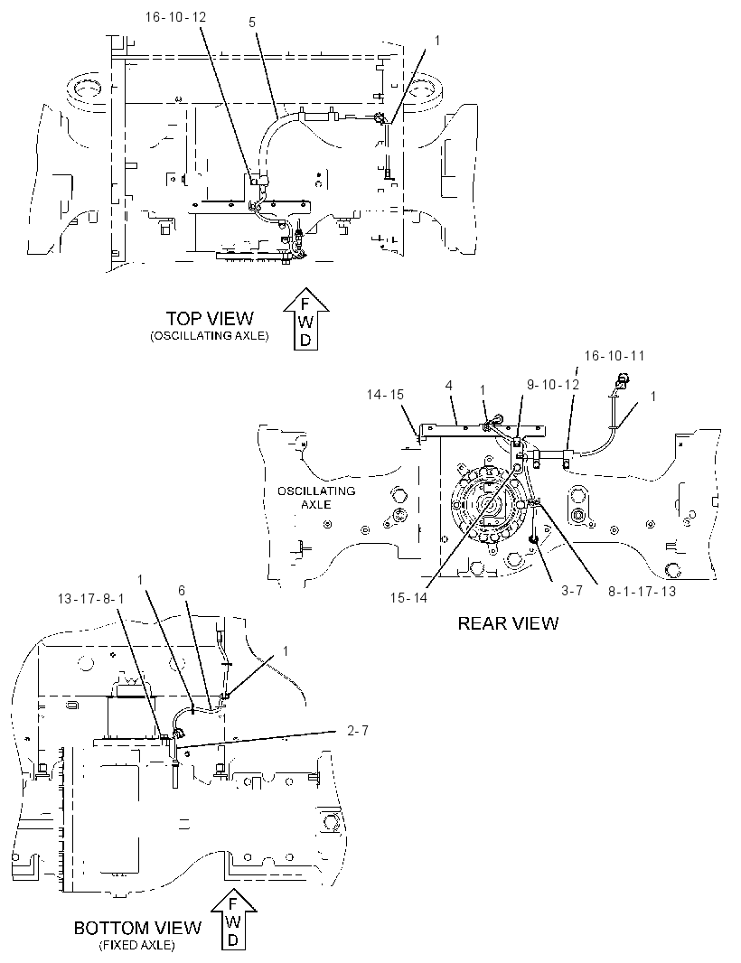 WIRING GP-AXLE TEMPERATURE 2674795 CAT